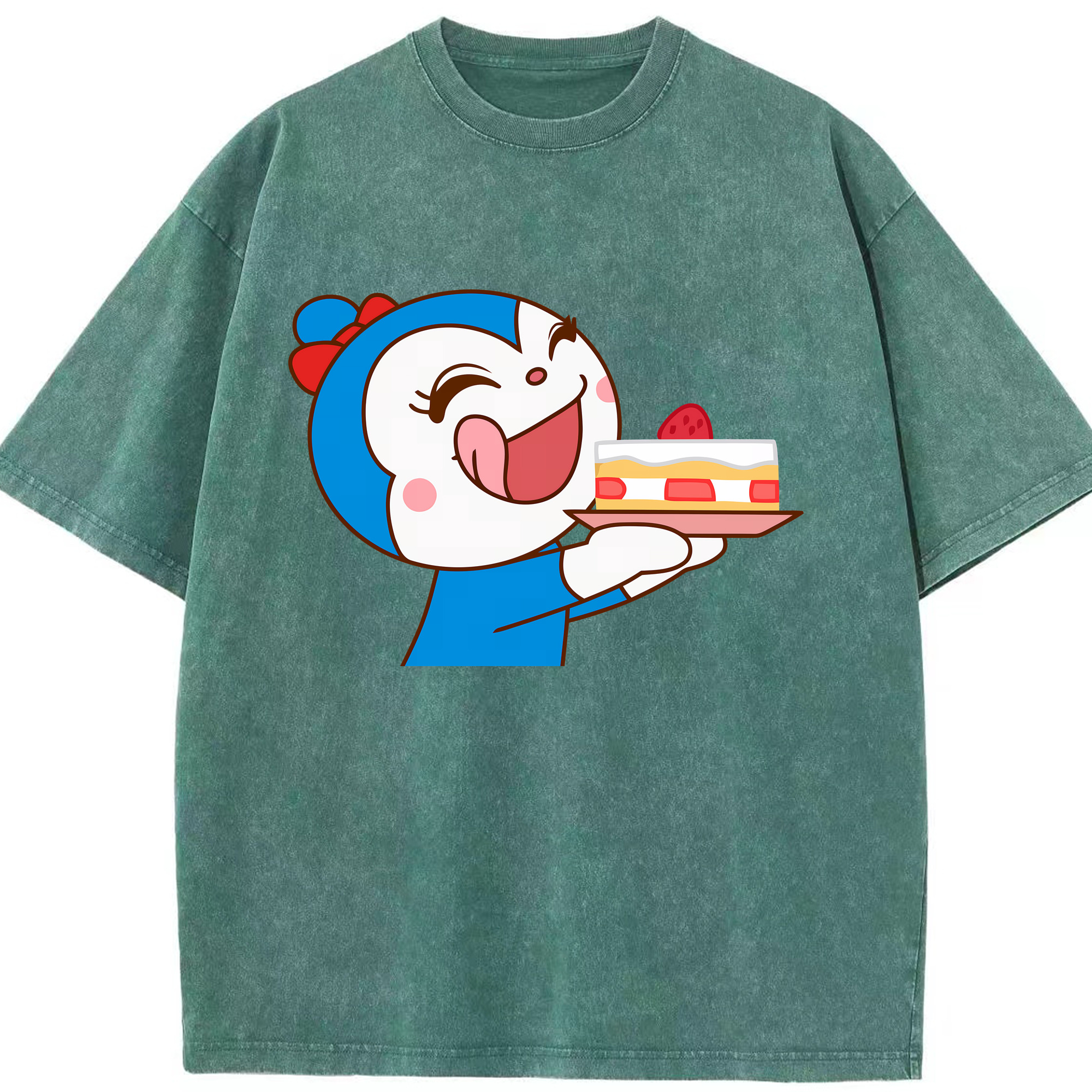 （画像用） アンパンマン Anpanman 綿100% ヴィンテージ風 半袖Tシャツ（フロントプリント）